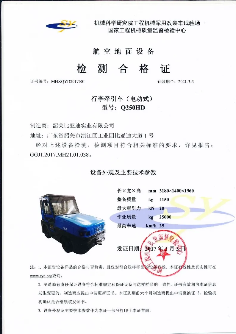 Certificado de aviação civil Q250HD(Figura2)