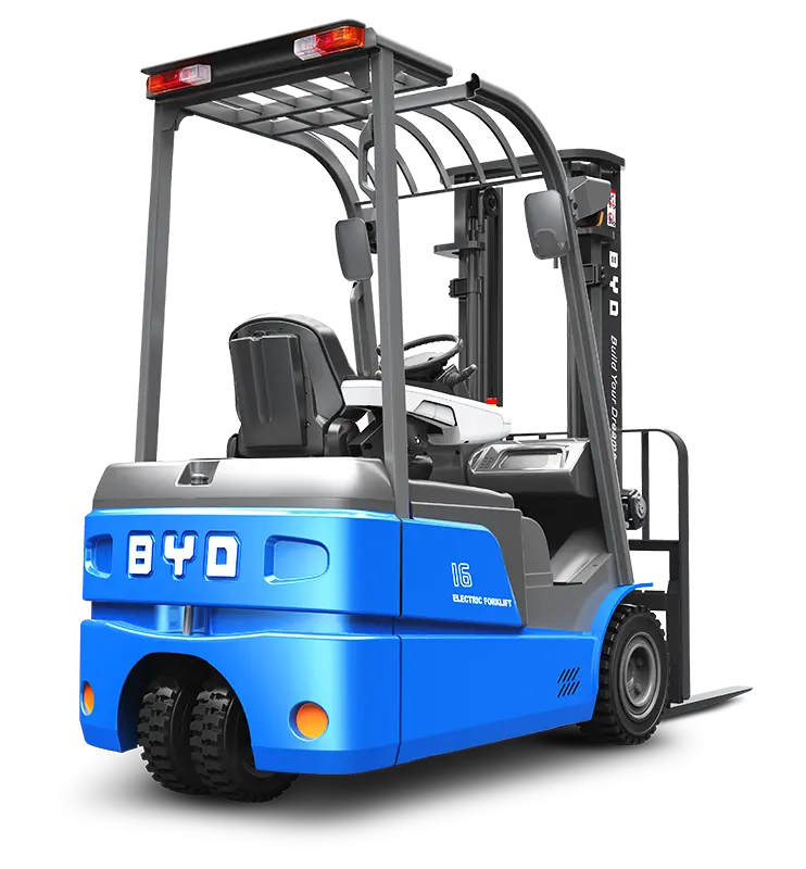 Empilhadeira elétrica de três baterias de lítio Fulcrum BYD-C08T