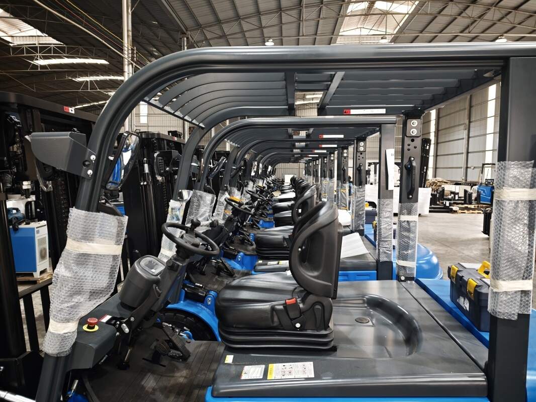 Como a empilhadeira elétrica de três rodas se adapta à indústria alimentícia(Figura1)